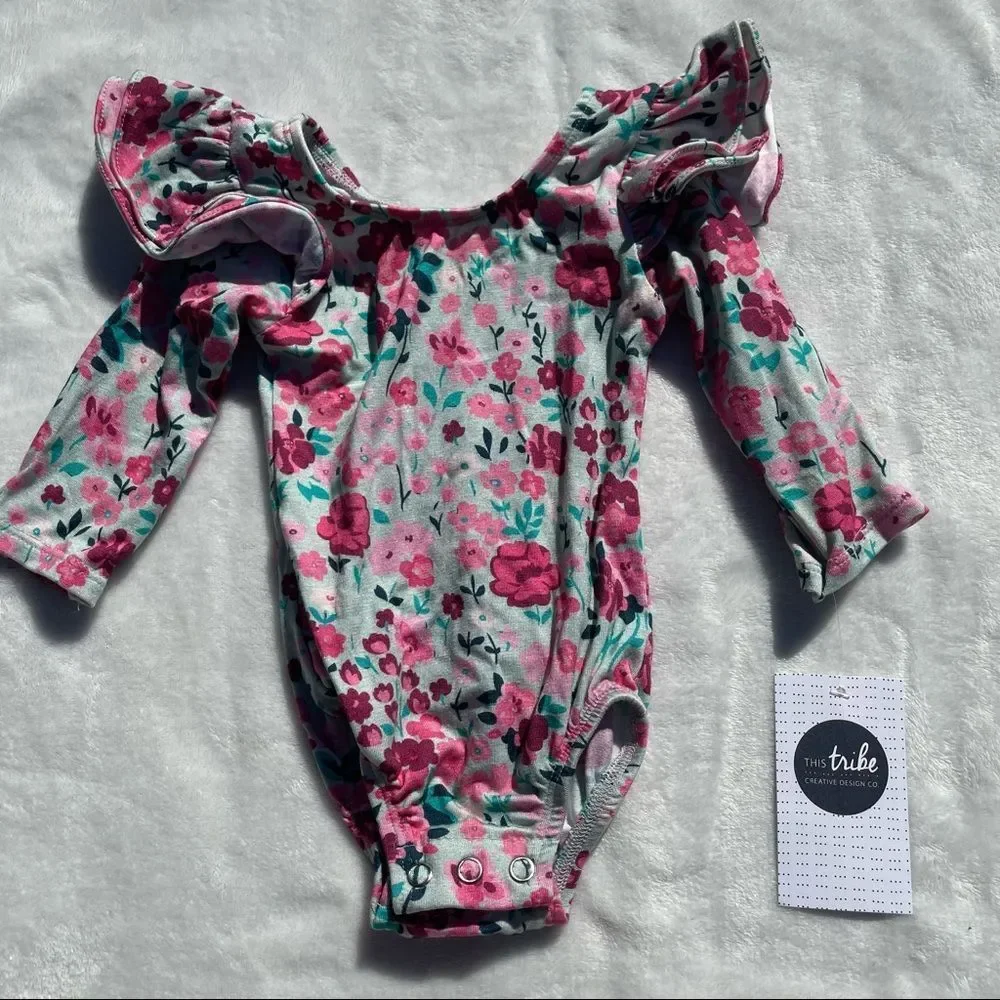This Tribe Of Three One piece bodysuit bundle of 2. Size 3-6 months NWT